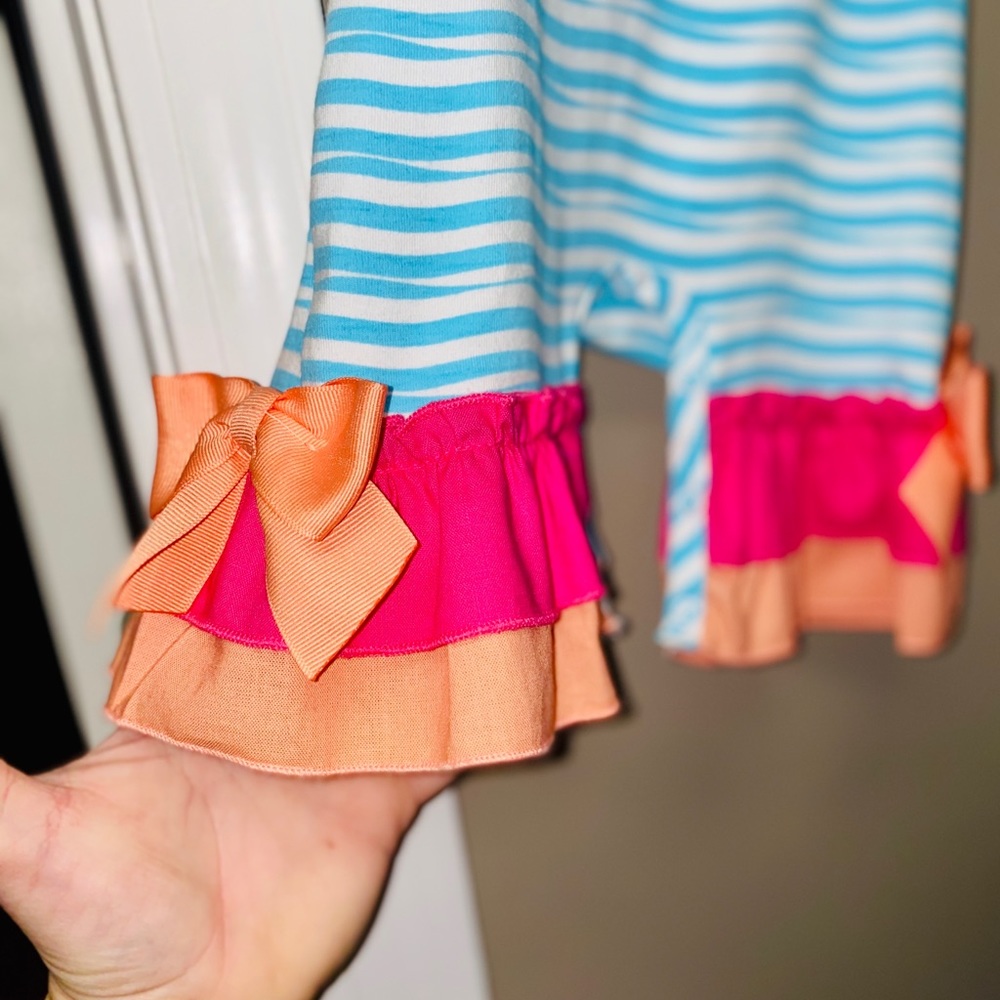 RicRac & Ruffles One Piece 3-6M - Picture 4 of 6